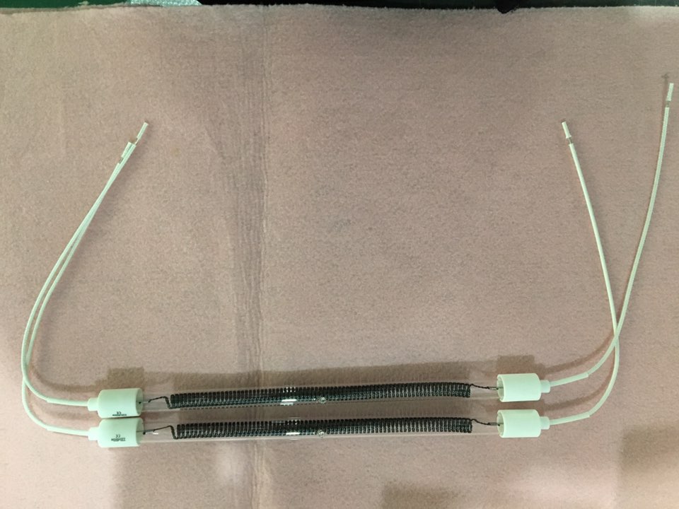 lámpara calentadora de cuarzo de fibra de carbono