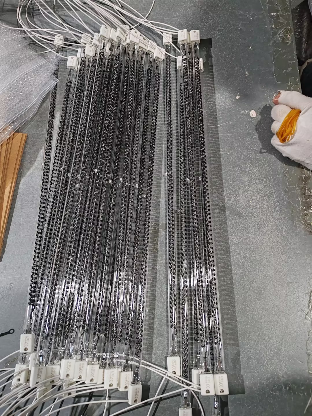 Carbon infrared heating tube 2000w carbon fiber far infrared heat lamp